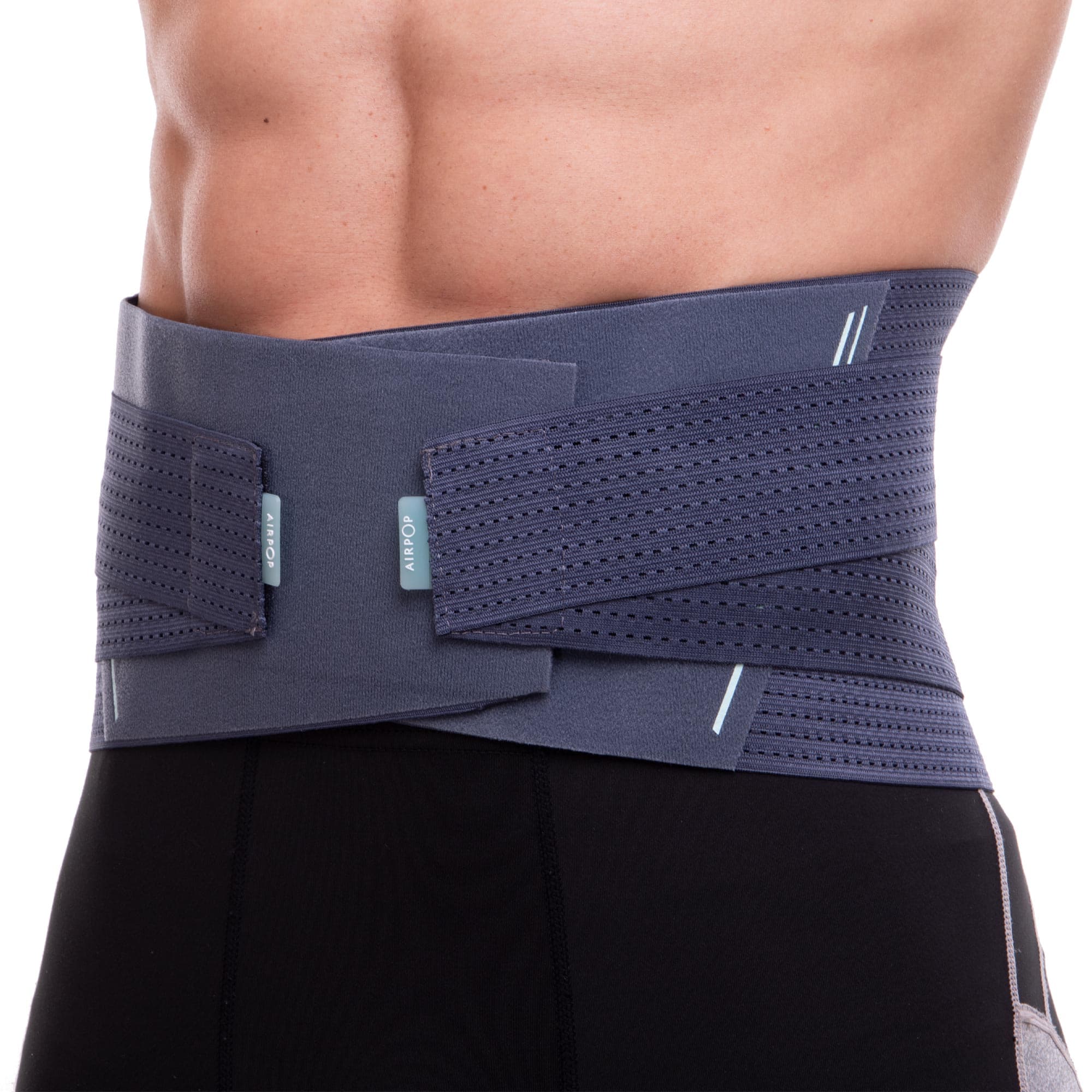 Пояс корсет для підтримки попереку з металевими вставками SIBOTE ST-3032 M-XL сірий