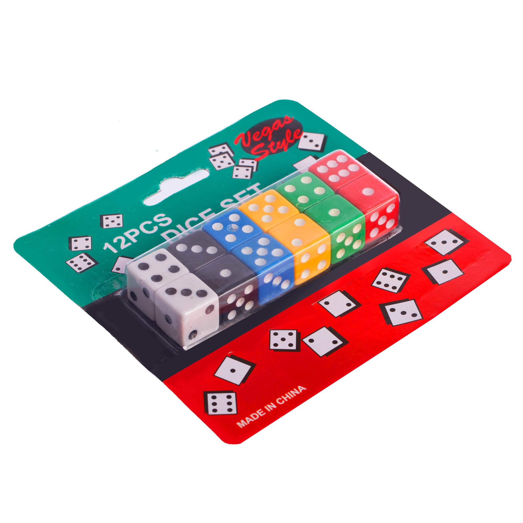 Кості гральні кубики для настільних ігор Dice SP-Sport IG-15127 12 шт різнокольоровий