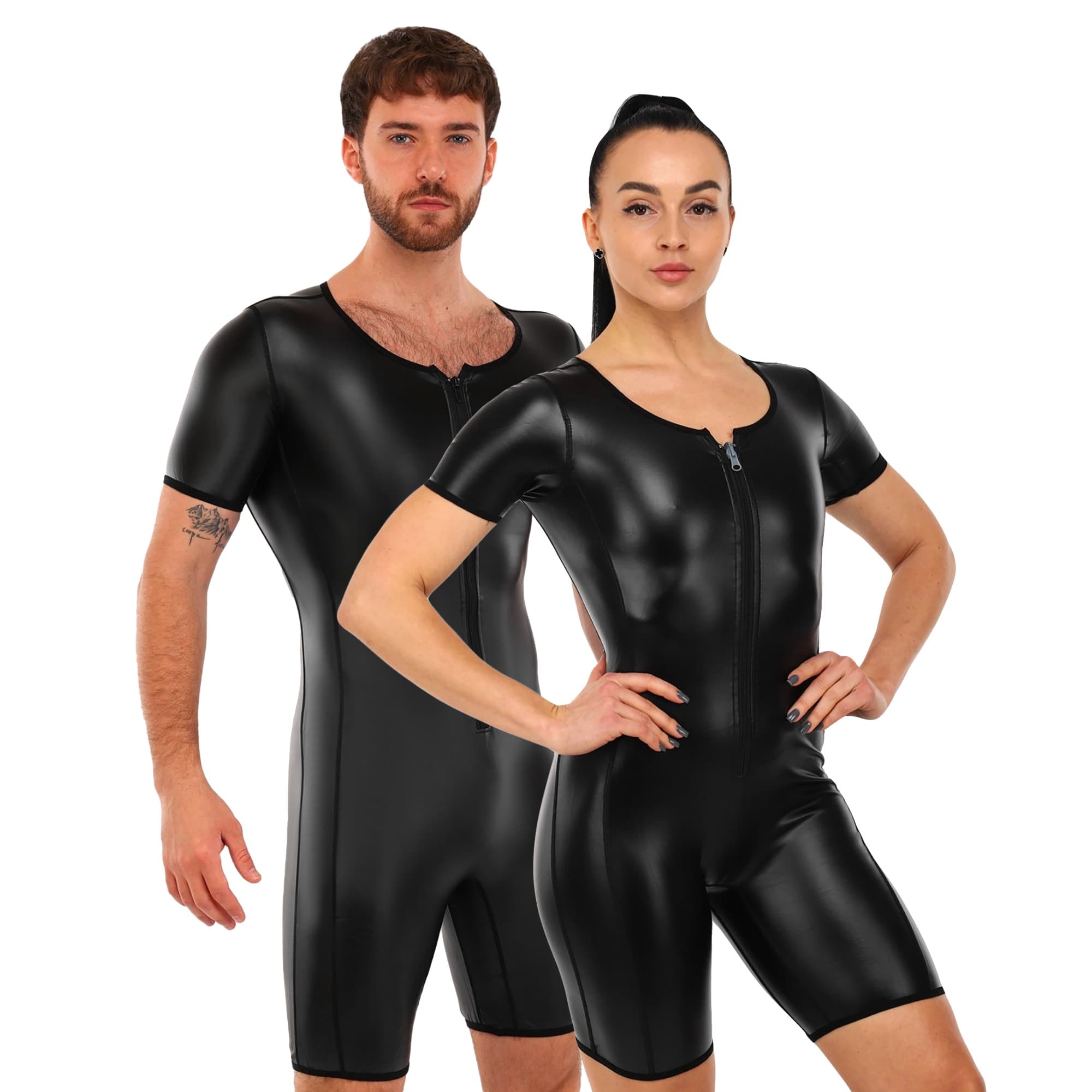 Комбінезон для схуднення з ефектом сауни ST-2116 S-3XL чорний