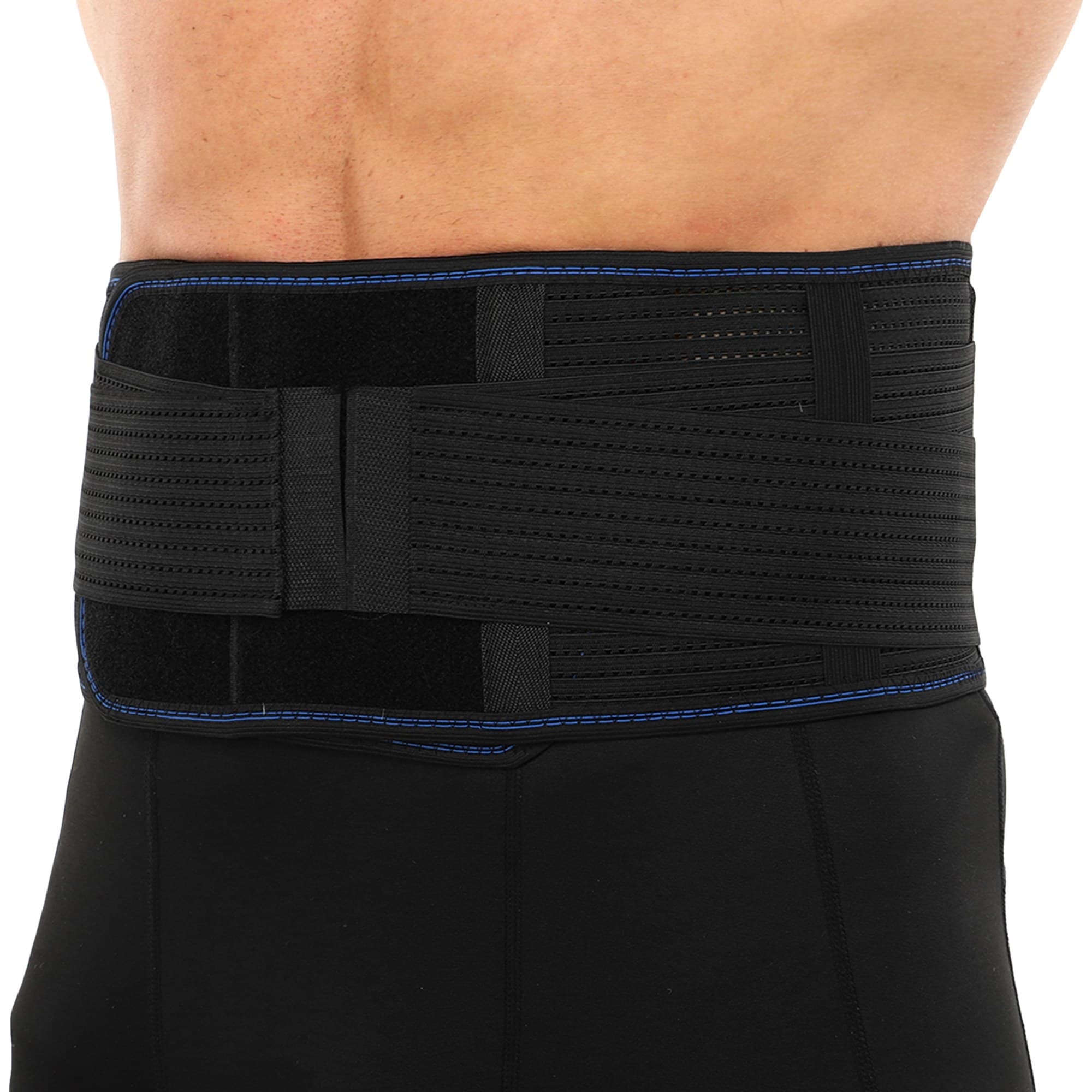 Пояс корсетний для попереку з 5 ребрами жорсткості та магнітними турмаліновими накладками SIBOTE ST-2109B M-XL чорний