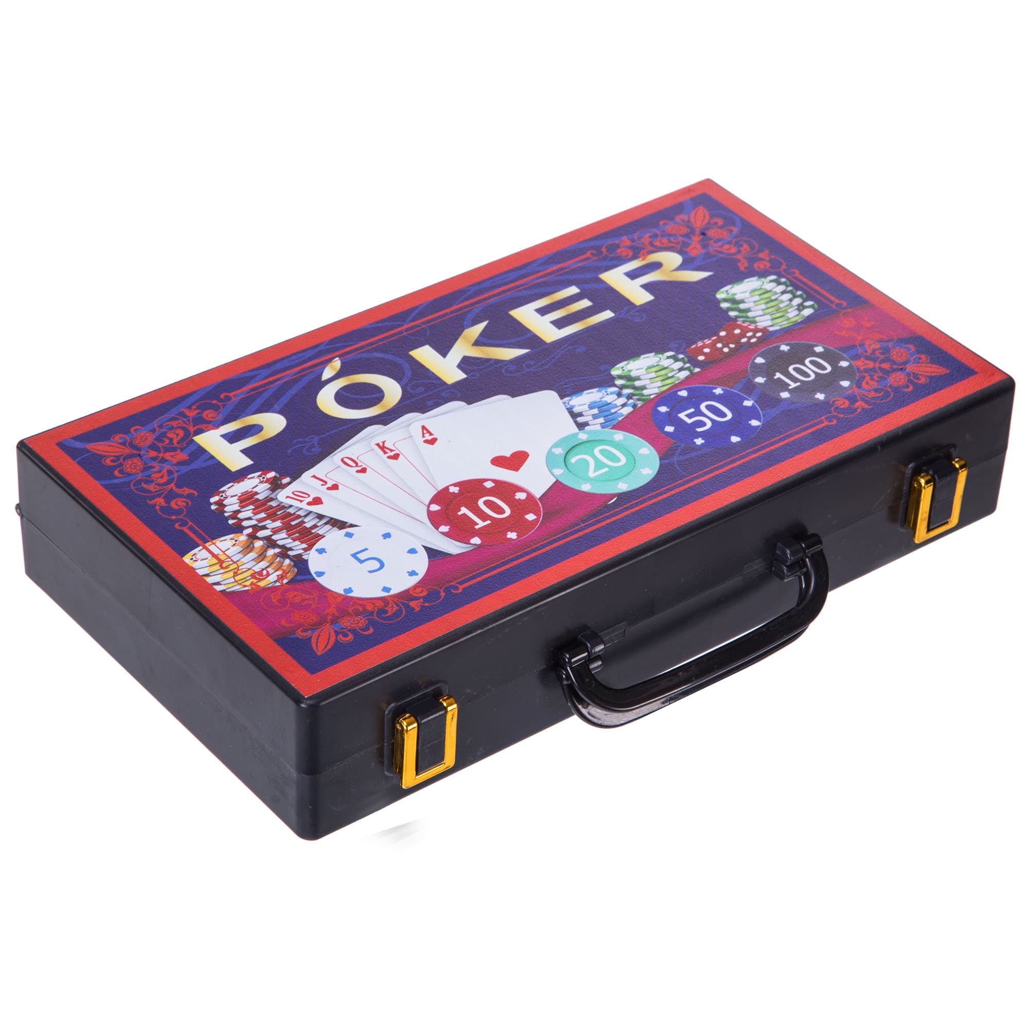 Набір для покеру у пластиковому кейсі Poker game set Poker game set SP-Sport 200S-A 200 фішок