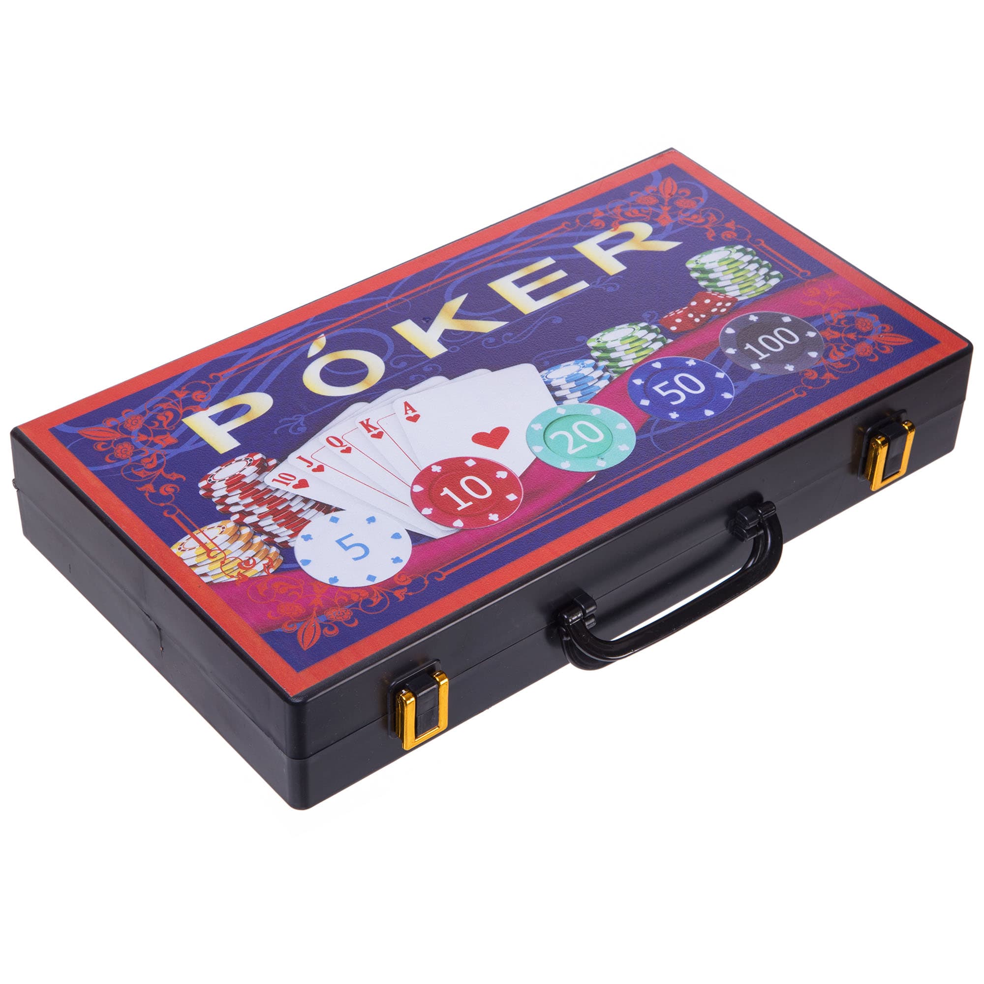 Набір для покеру у пластиковому кейсі Poker game set Poker game set SP-Sport 300S-A 300 фішок