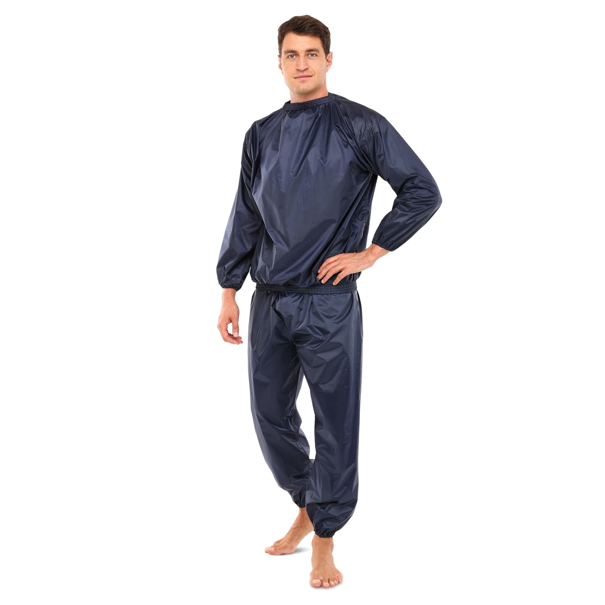 Костюм-сауна для схуднення SAUNA SUIT SIBOTE ST-0025 XL-3XL сірий