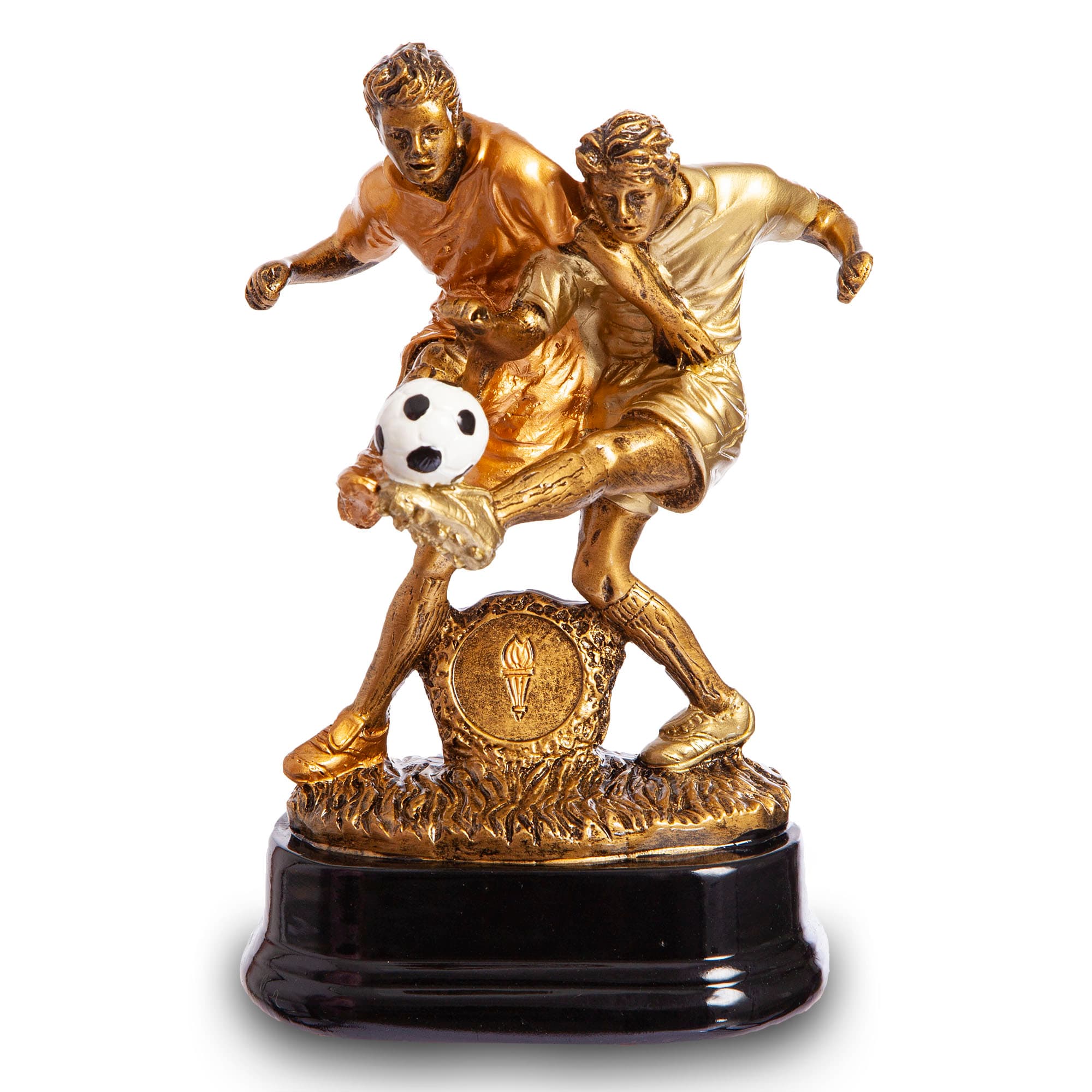 Статуетка нагородна спортивна Футбол Футболісти SP-Sport HX2486-B розмір 10х11х17см золото