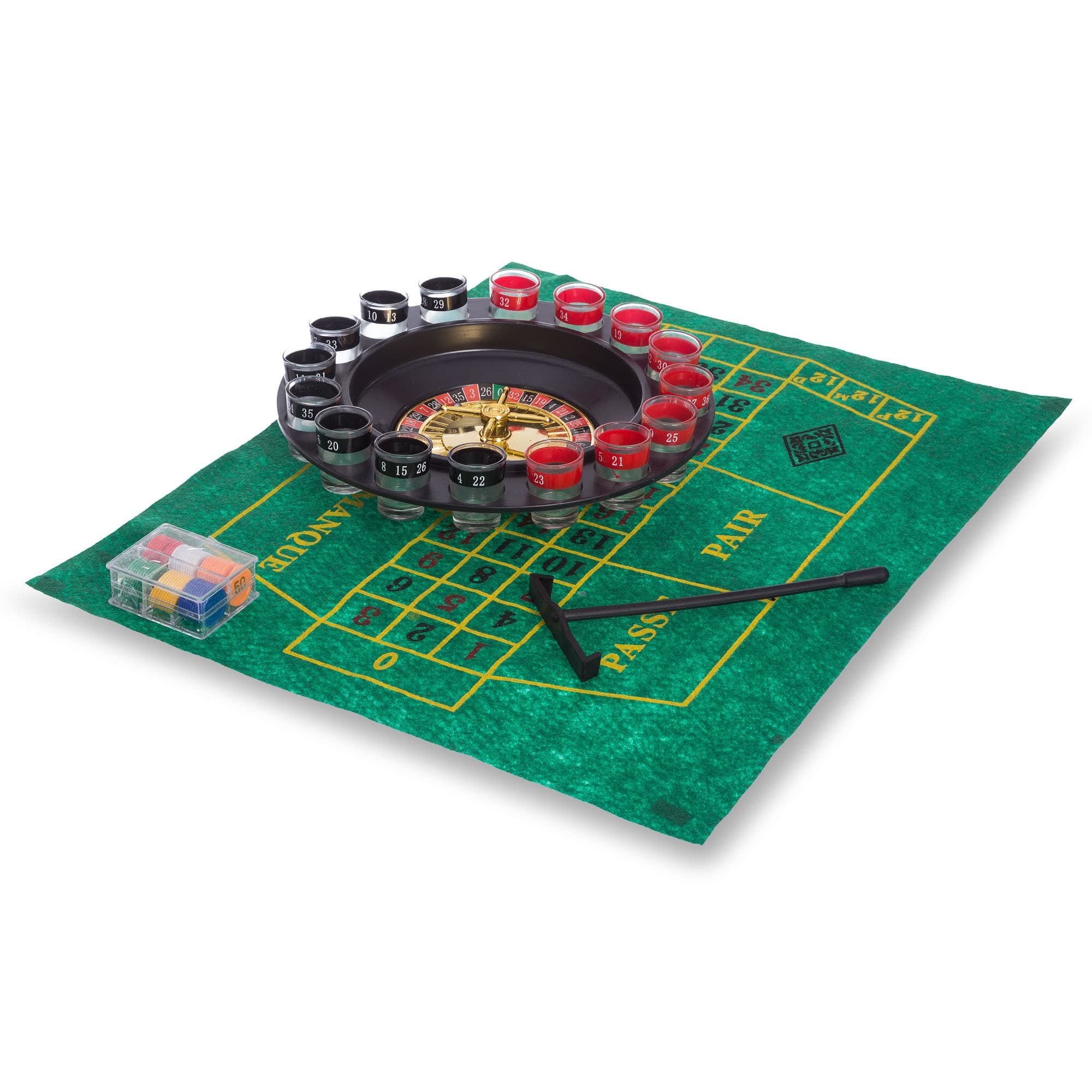 Настільна гра «П'яна рулетка» алко рулетка SP-Sport IG-1805 16 стопок