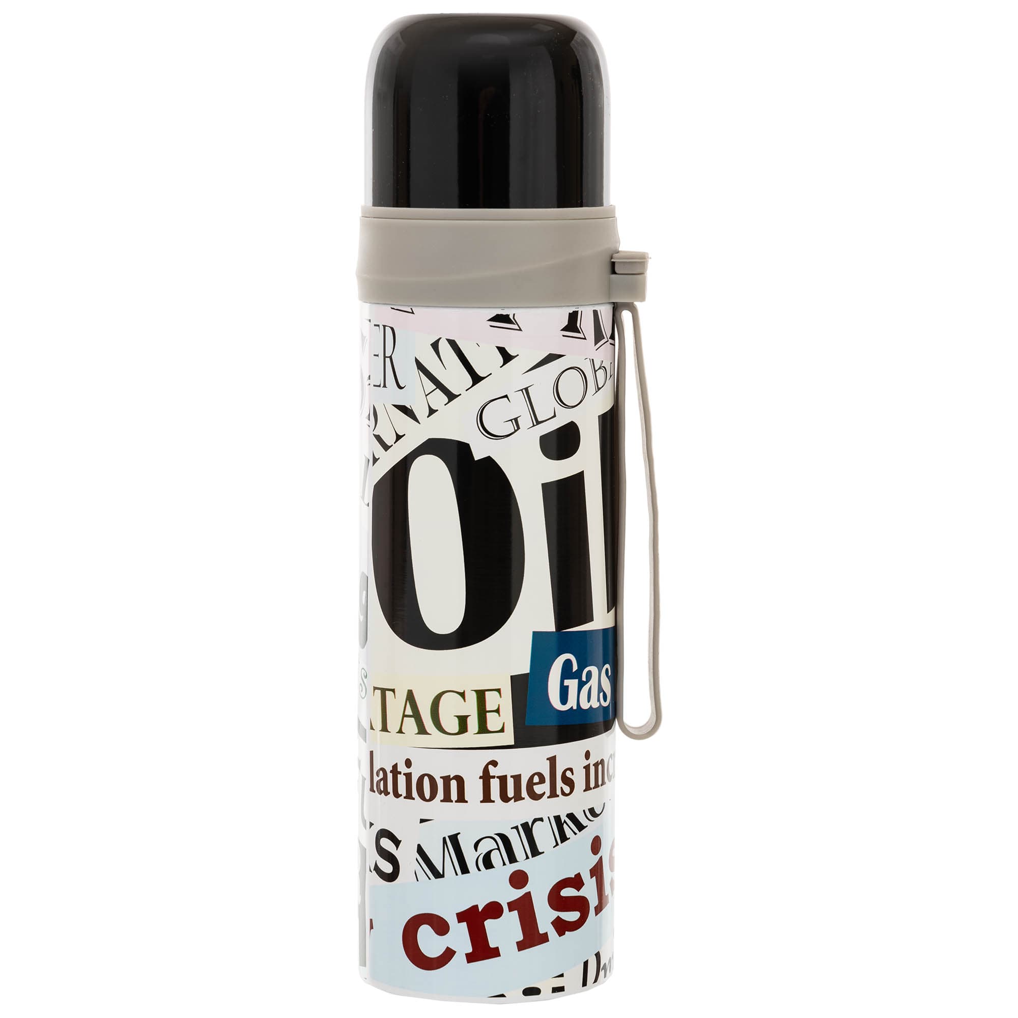 Термос сталевий маленький SP-Sport NEWSPAPER OHS-6901-500 500мл кольори в асортименті