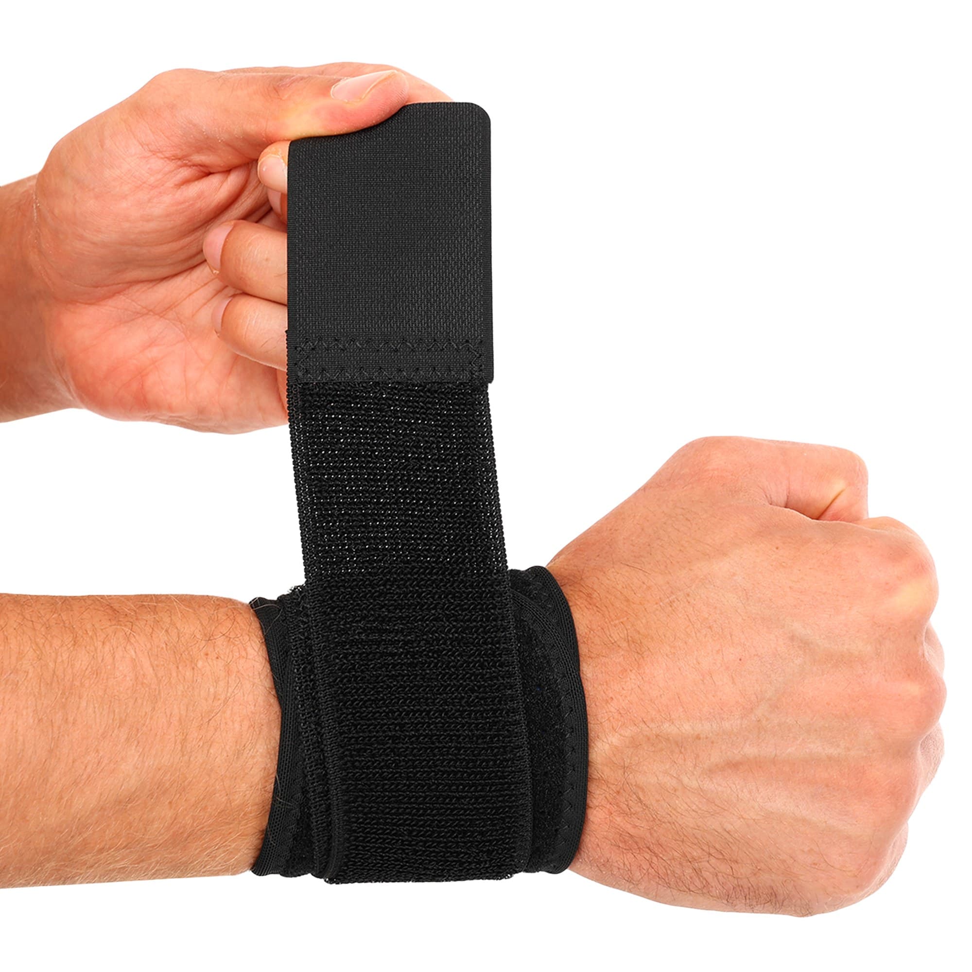 Напульсник спортивний неопреновий з фіксацією на липучці MUTE 9054 1шт чорний