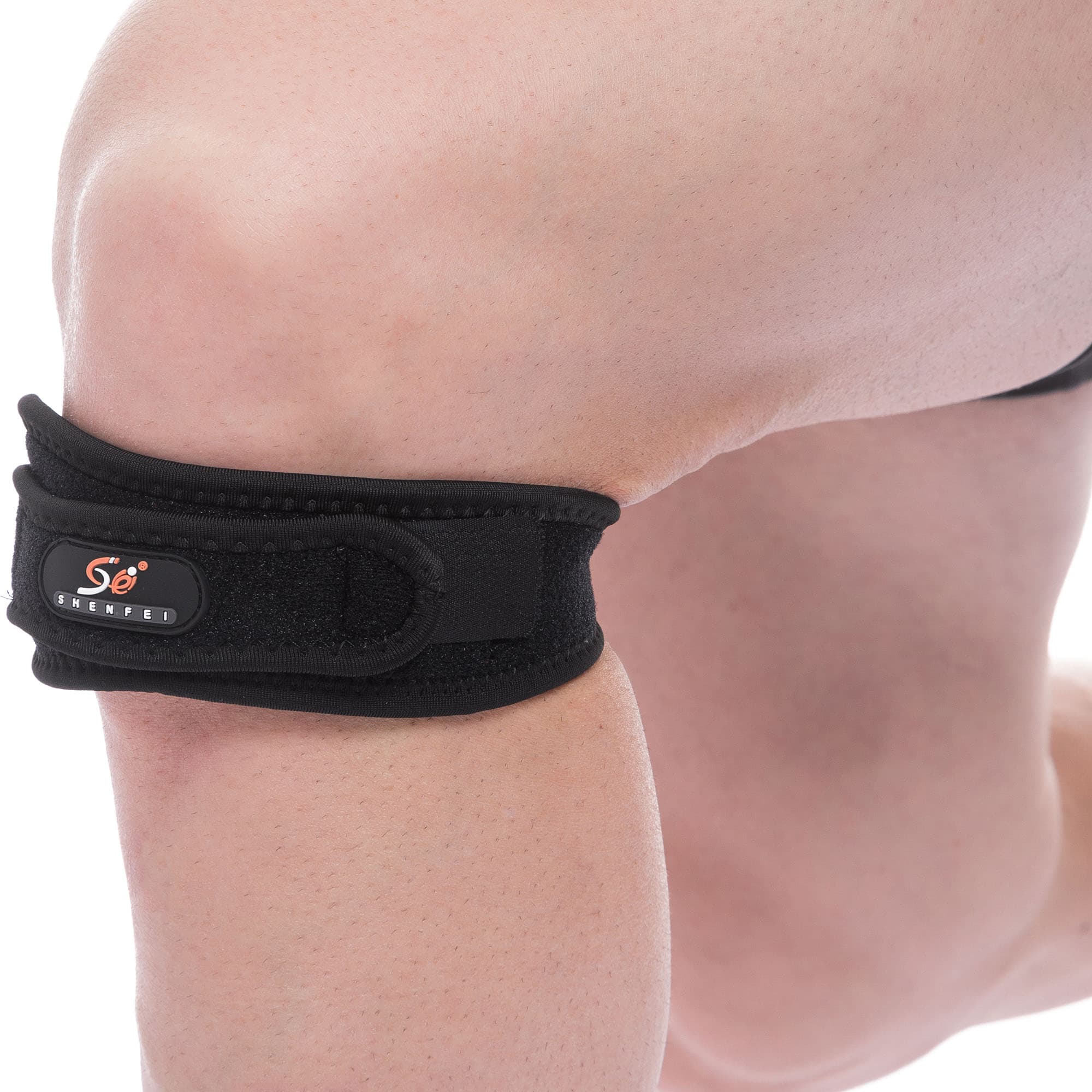 Накладка під коліно пателярний бандаж MUTE MT-9107 1шт чорний