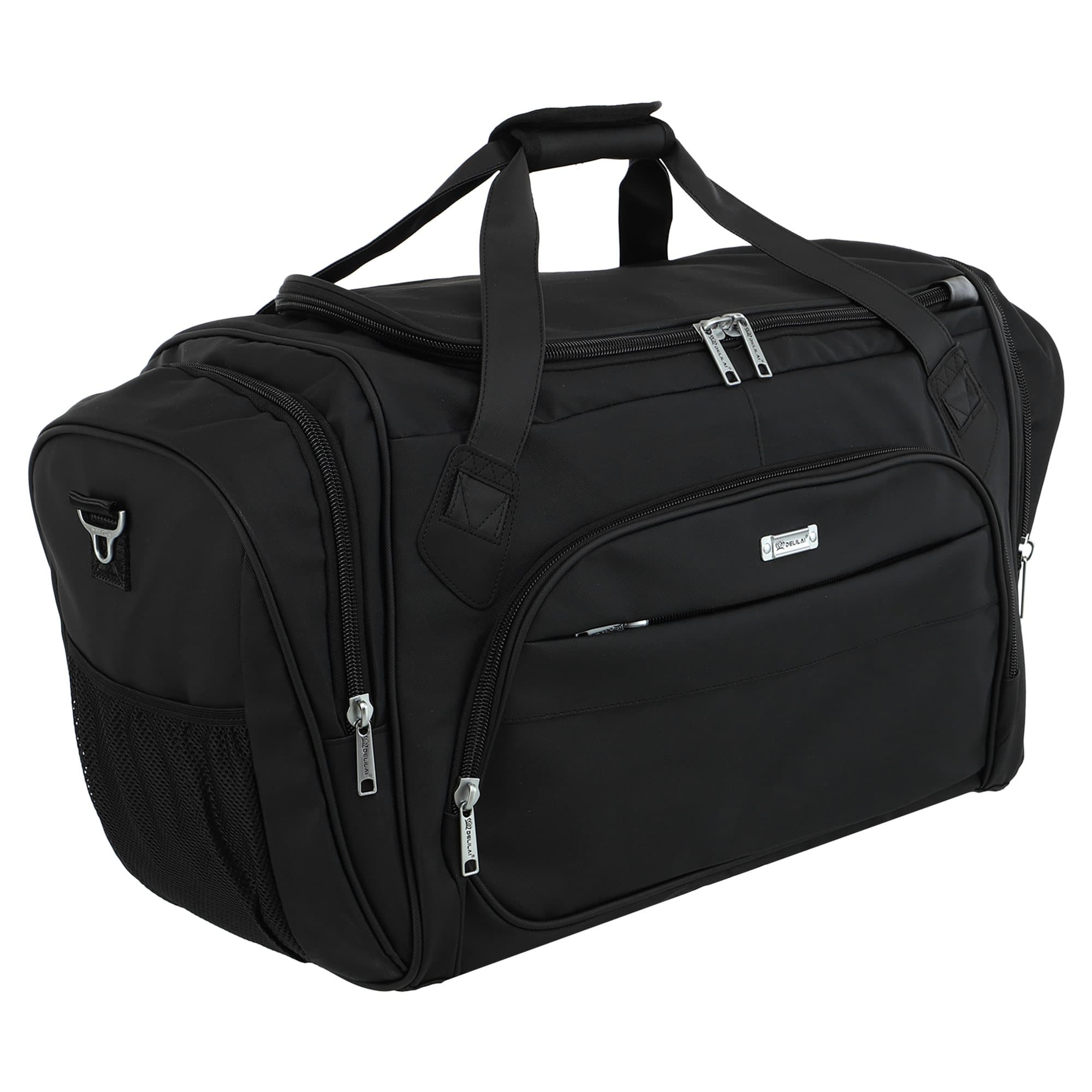 Сумка спортивна містка для тренувань та подорожейDELILAI B33 чорний