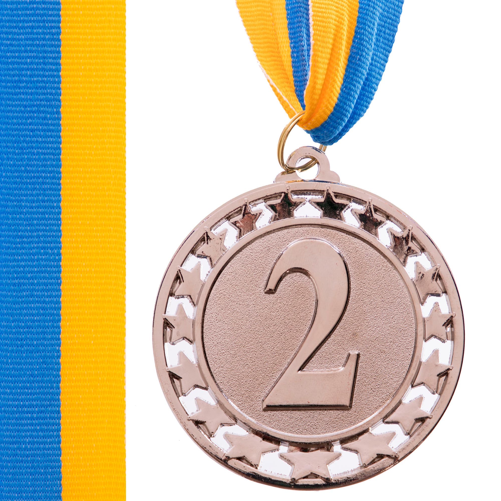 Медаль спортивна зі стрічкою SP-Sport STROKE C-4330 ø6,5см золото, срібло, бронза