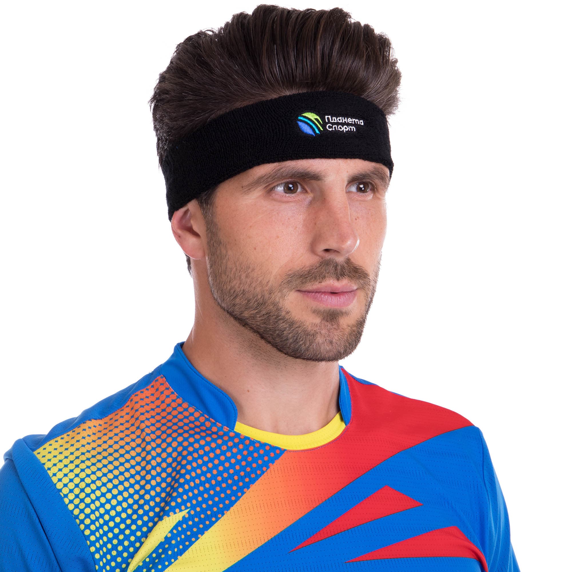 Пов'язка спортивна махрова на голову від поту ПЛАНЕТА СПОРТ SP-Sport BC-2973 кольори в асортименті