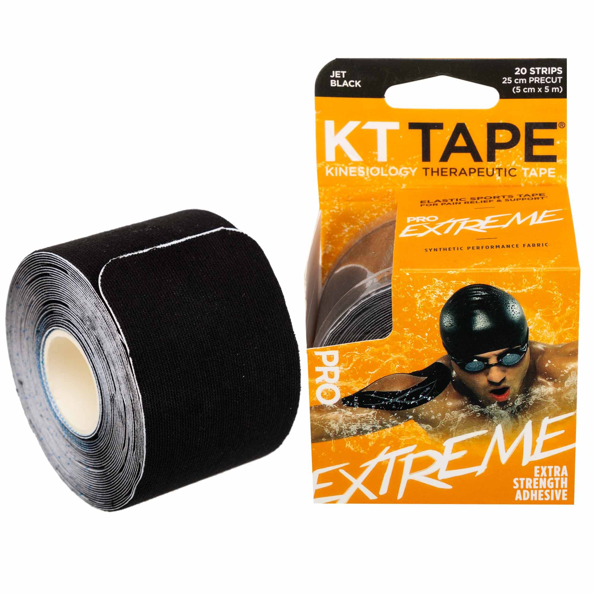 Кінезіо тейп нарізаний для обличчя та тіла Kinesio tape KTTP EXTREME FI-3627 20 штук кольори в асортименті