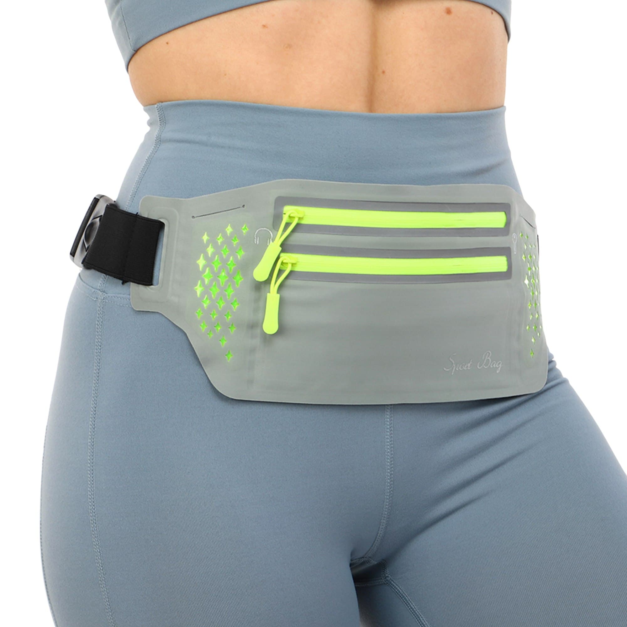 Сумка на пояс для бігу з двома відділеннями на блискавках SP-Sport C-0330 кольори в асортименті