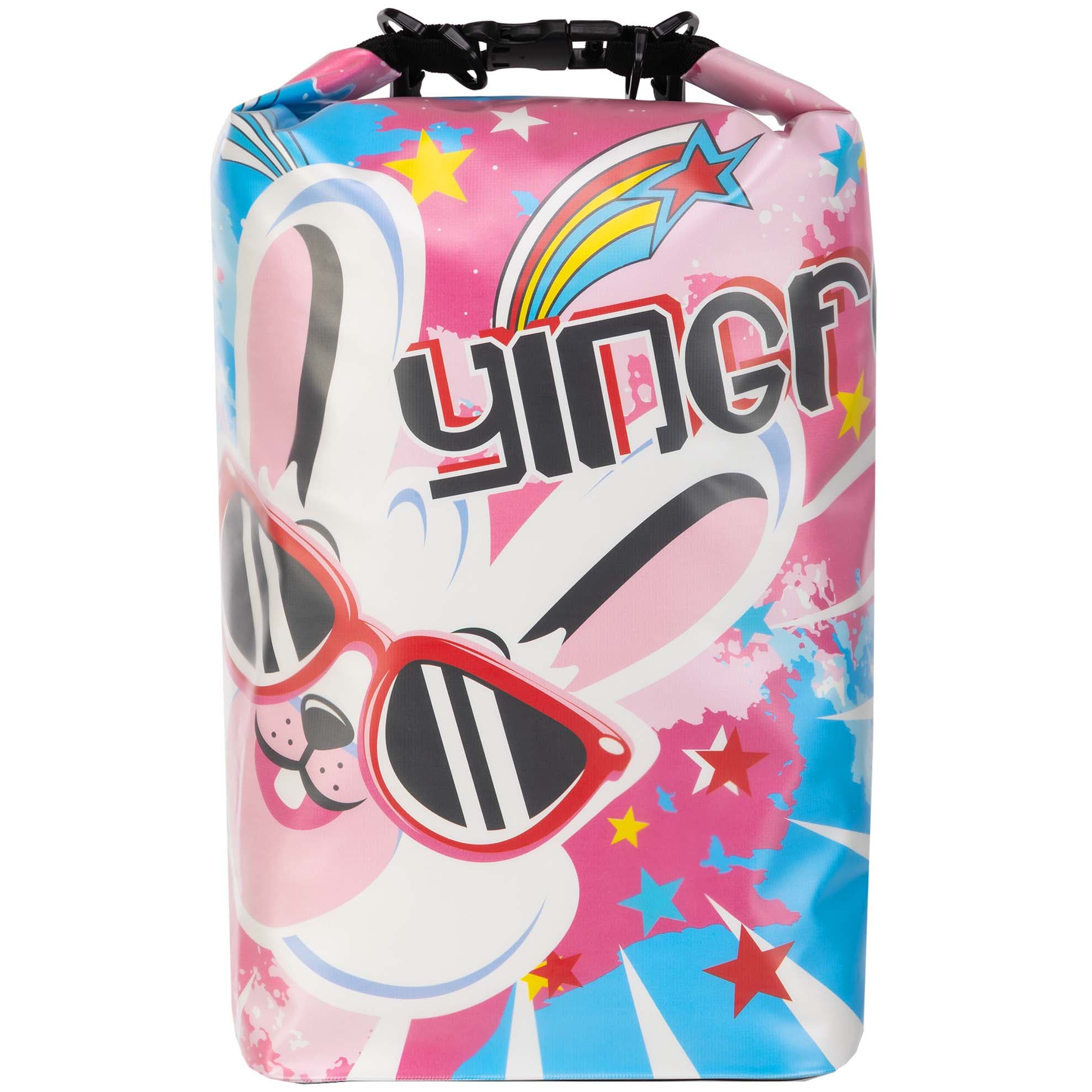 Рюкзак-мішок YINGFA WF2221 48,5x36см рожевий-чорний