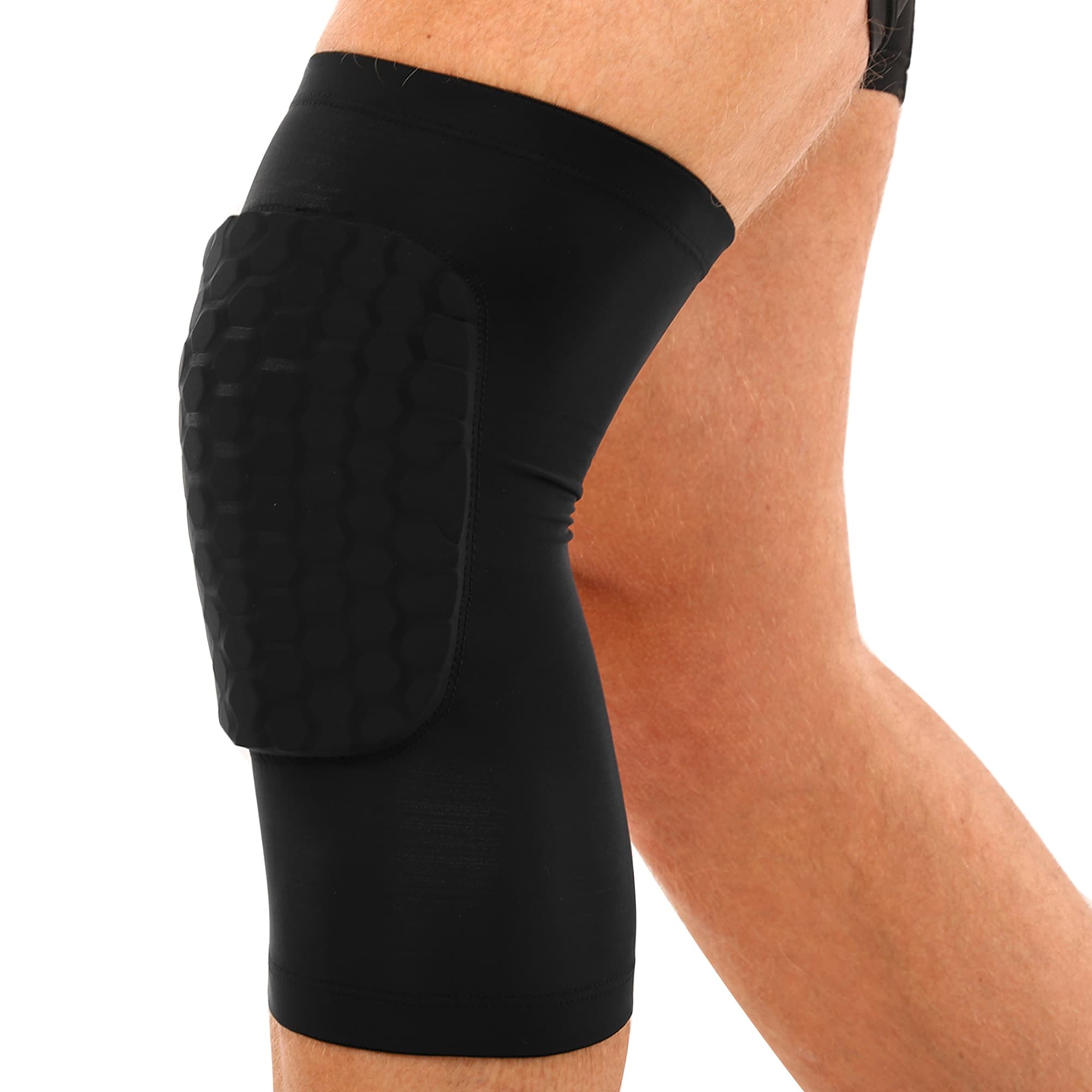 Наколінник баскетбольний короткий компресійний із захисними накладками SP-Sport 3066 S-XL 1шт кольори в асортименті