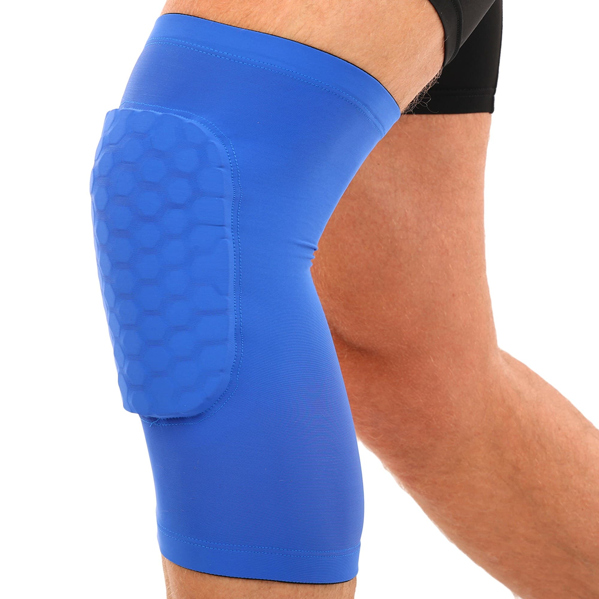 Наколінник баскетбольний короткий компресійний із захисними накладками SP-Sport 3066 S-XL 1шт кольори в асортименті