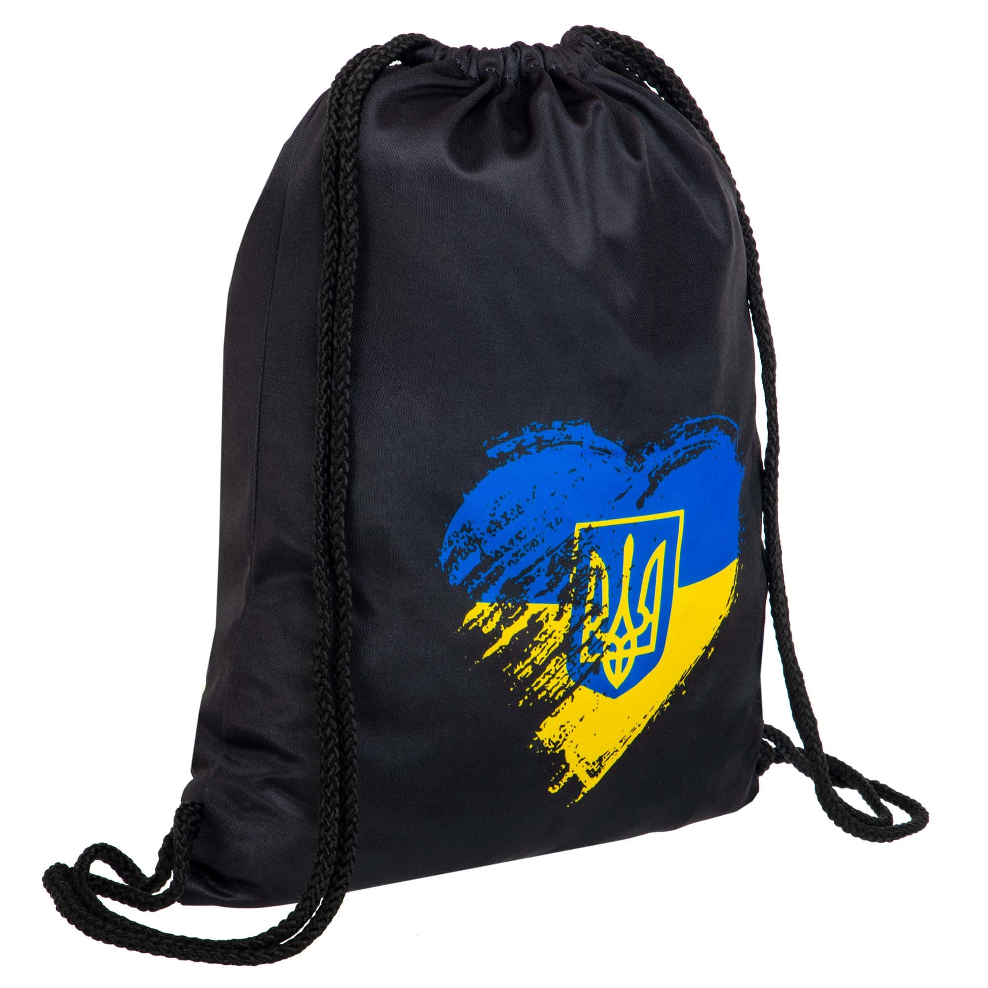 Рюкзак-мішок SP-Sport GA-5976 I LOVE UKRAINE 46х37см чорний
