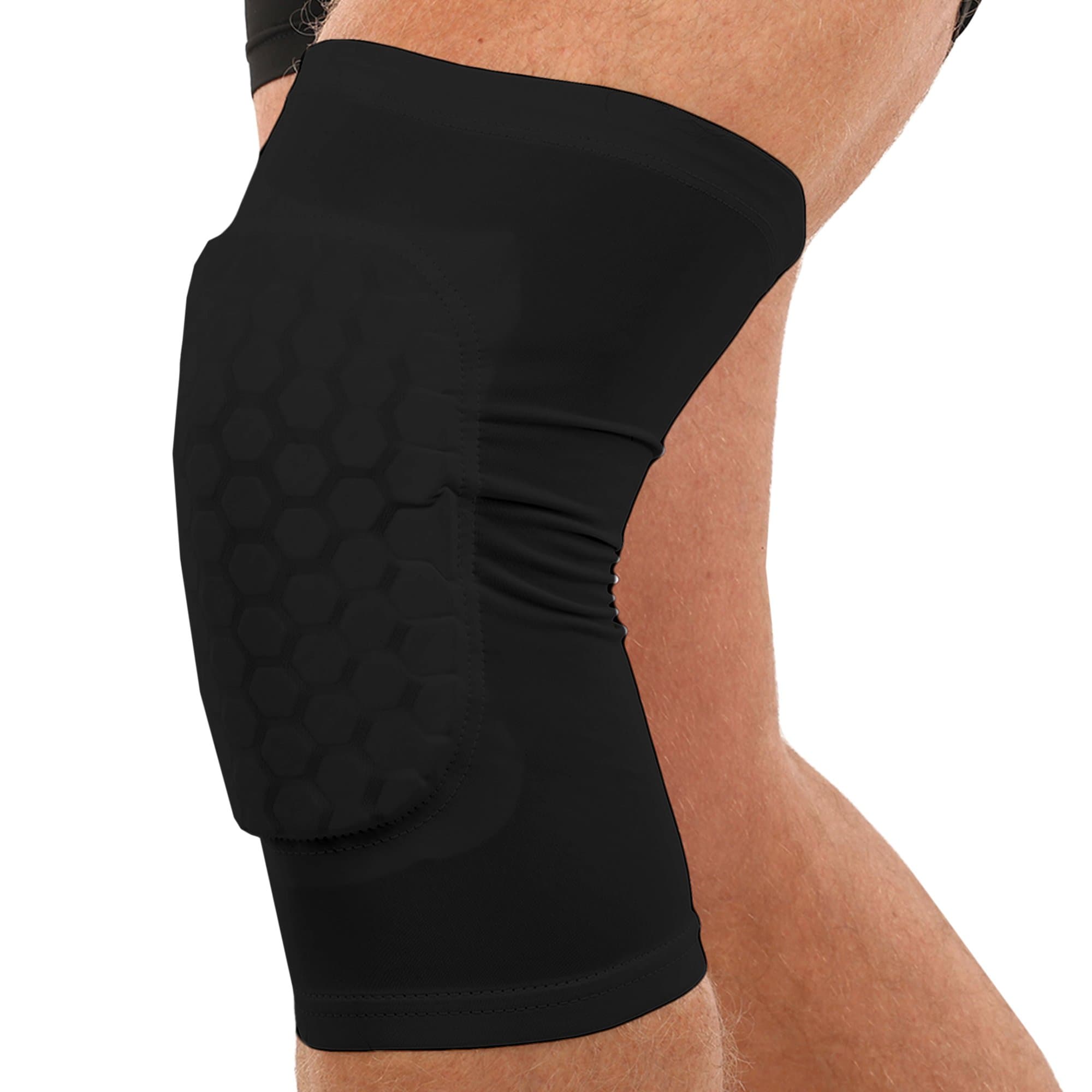 Наколінник баскетбольний короткий компресійний із захисними накладками SP-Sport BC-0528 S-L 1шт кольори в асортименті