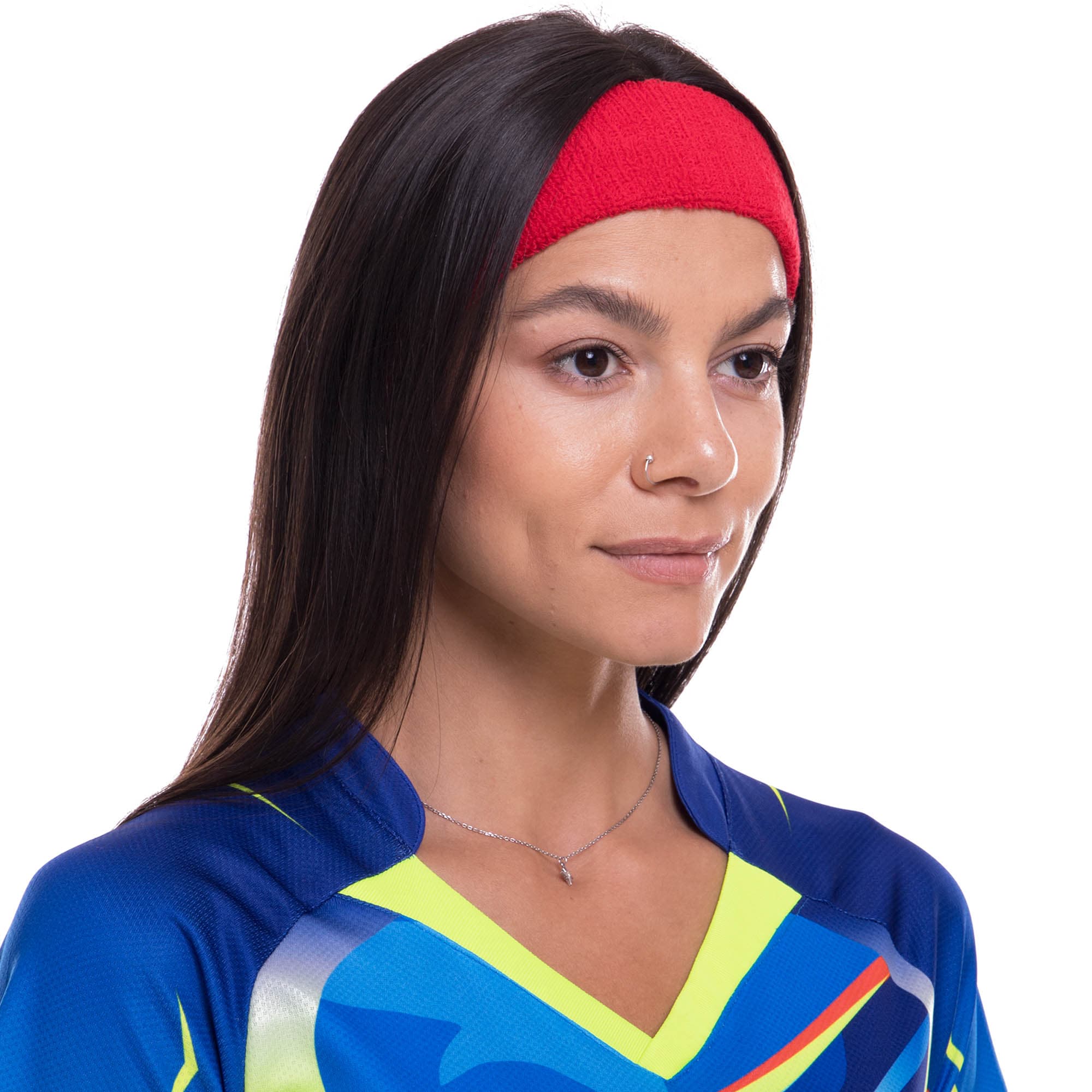 Пов'язка спортивна махрова на голову від поту Record BC-5760 кольори в асортименті