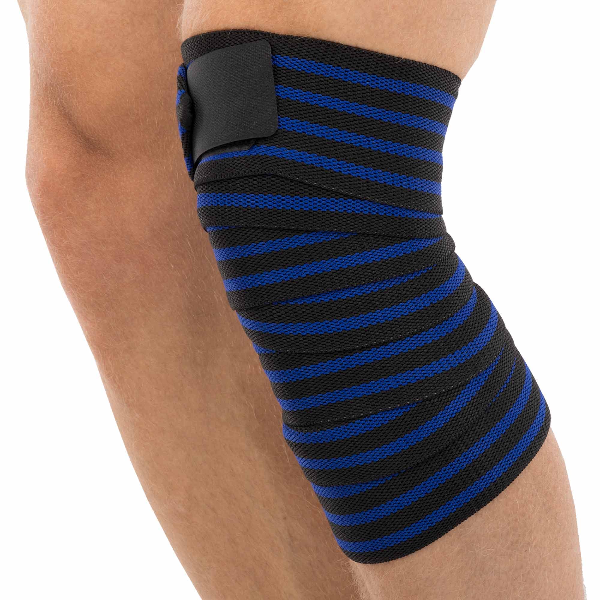 Колінні бинти для присідань MUTE 9098 1шт кольори в асортименті