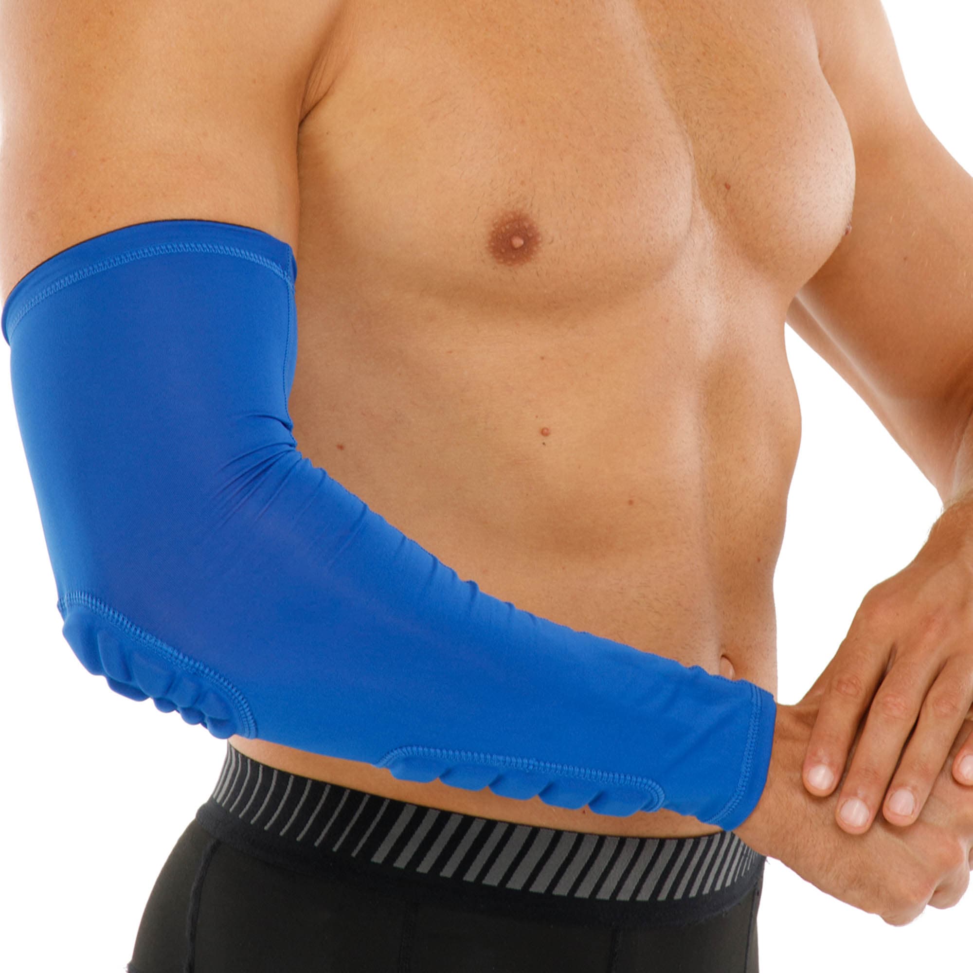 Рукав спортивний компресійний нарукавник із захистом SP-Sport HB-011 розмір M-XL 1шт кольори в асортименті