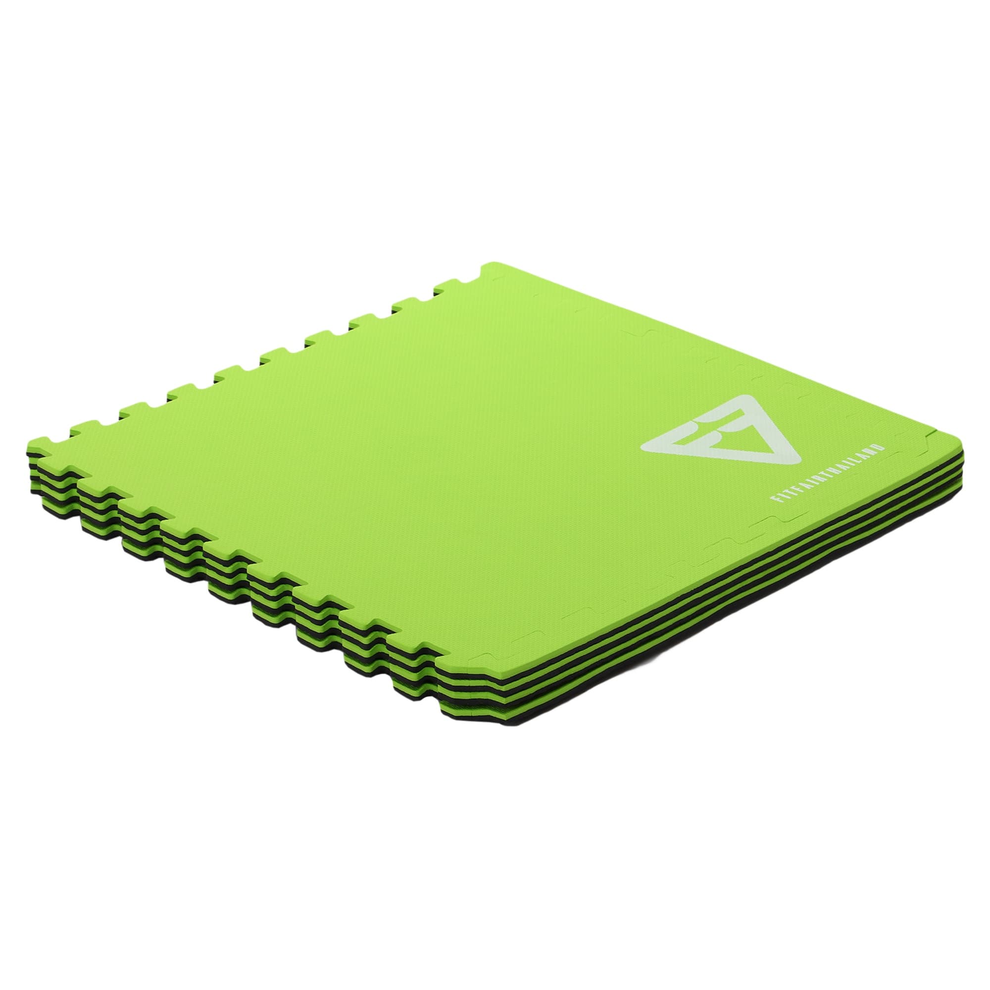 Килимок-пазл мат спортивний для фітнесу та спортінвентарю GYM MAT FI-5115 Zelart 4деталі 62х62х1,2см в наборі чорний