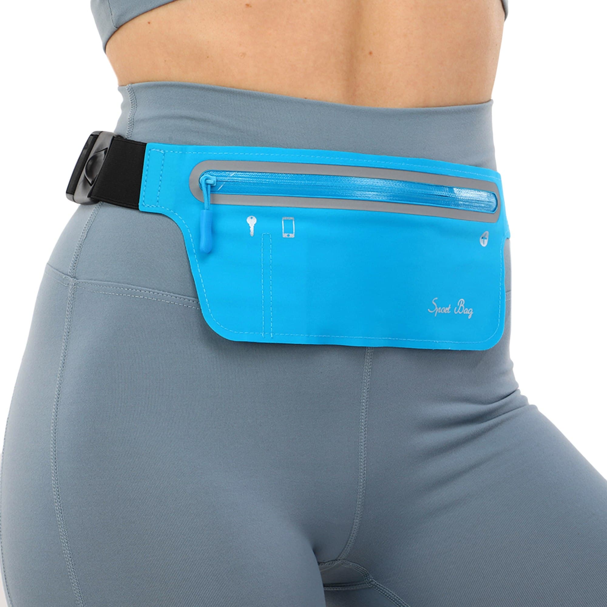 Сумка на пояс для бігу з одним відділенням на блискавці SP-Sport GA-6334 кольори в асортименті