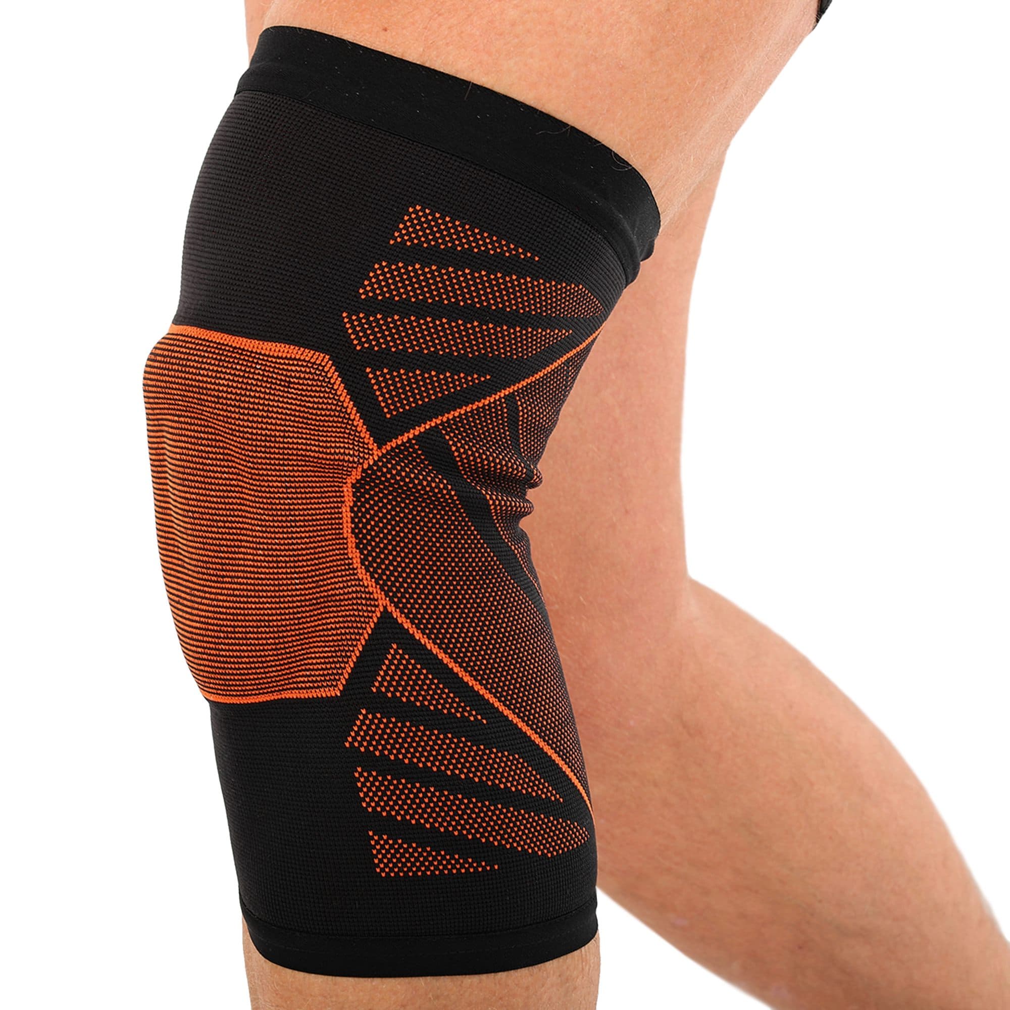 Наколінник еластичний з силіконовим кільцем пателярним MUTE MT-9072 1шт кольори в асортименті