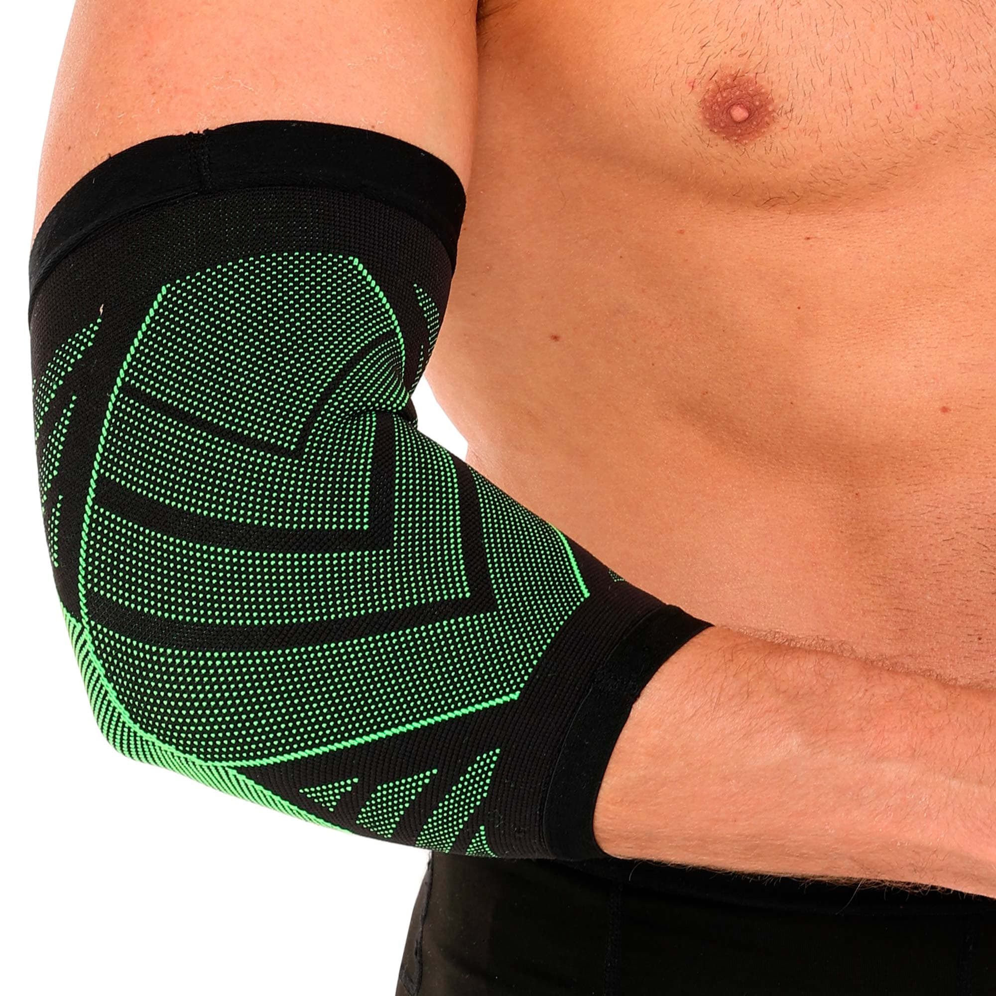 Налокотник спортивний еластичний компресійний MUTE MT-9115 1шт кольори в асортименті