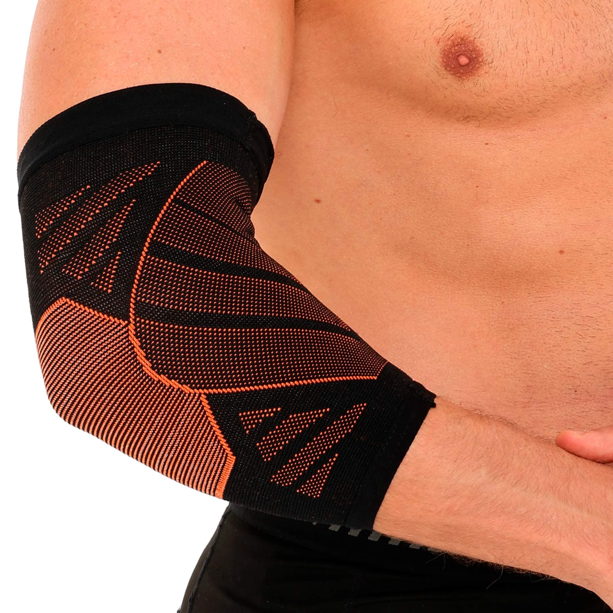 Налокотник спортивний еластичний компресійний MUTE MT-9115 1шт кольори в асортименті