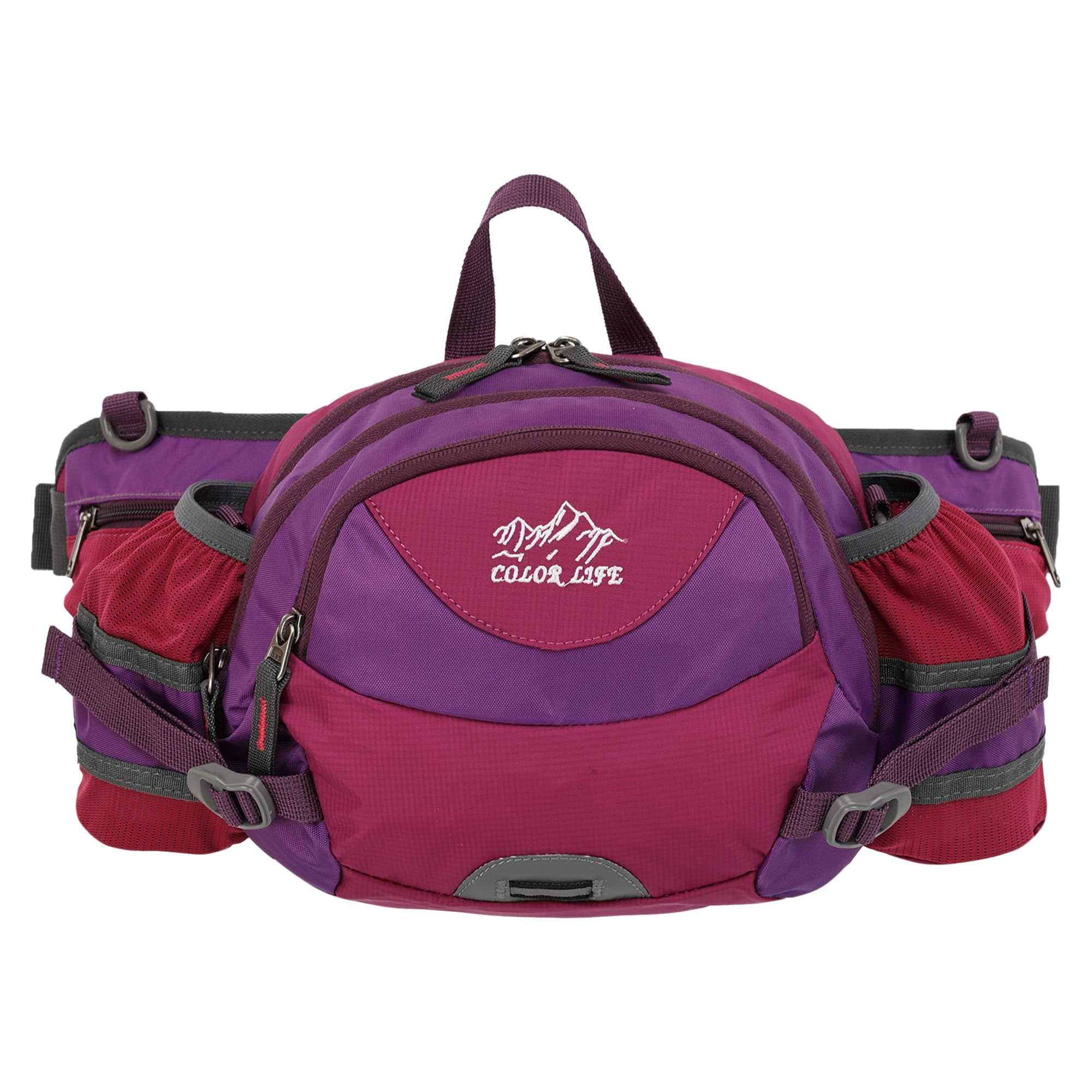 Сумка на пояс спортивна багатофункціональна 3в1 COLOR LIFE WAIST BAG TY-5335 кольори в асортименті