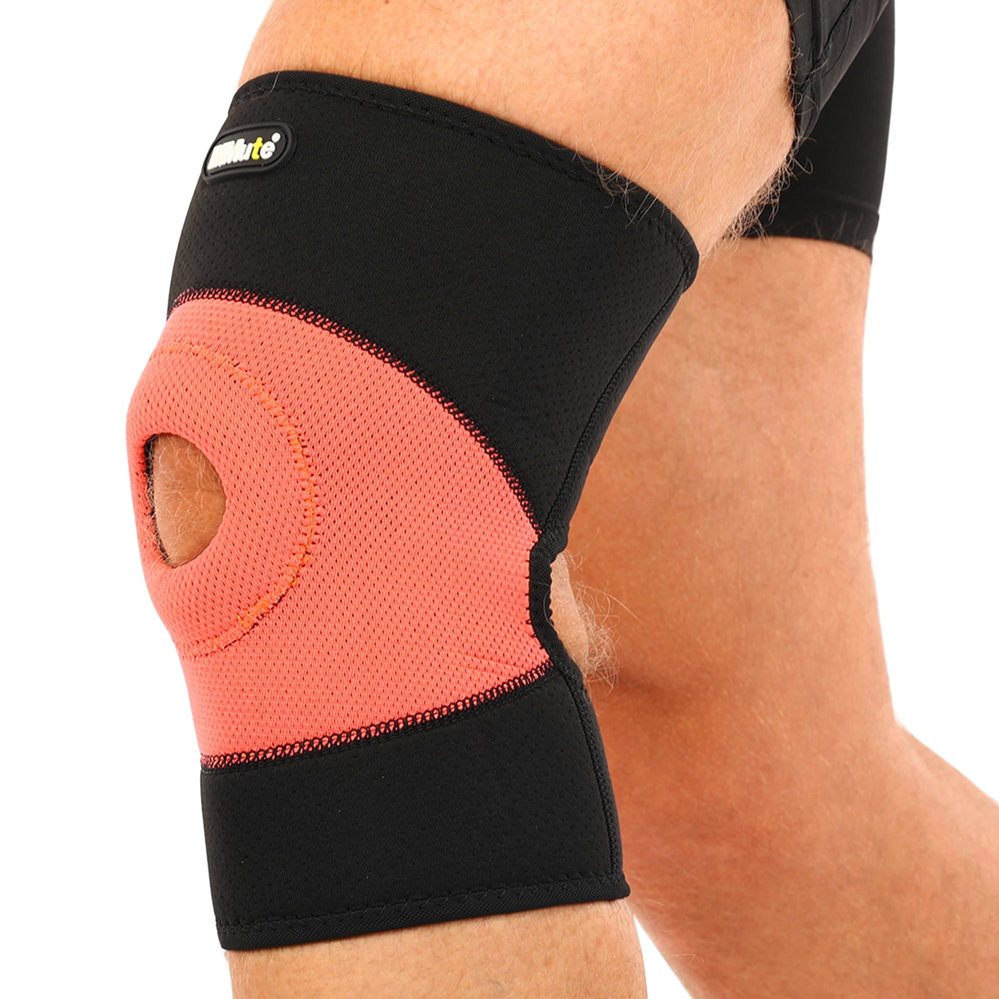 Наколінник з відкритою колінною чашкою та силіконовим пателярним кільцем MUTE 9024 1шт кольори в асортименті